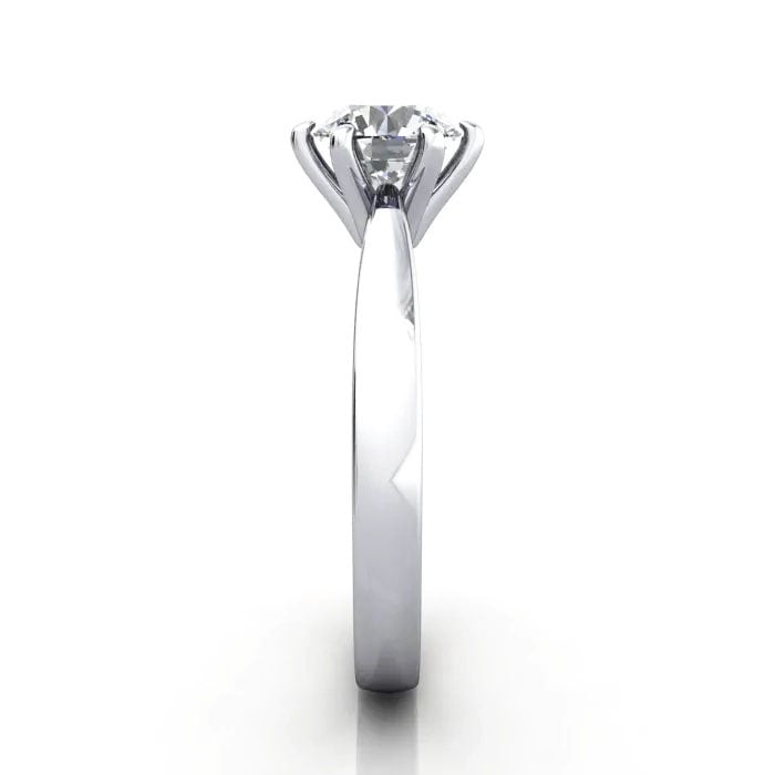 Round Brilliant Solitaire Diamond Ring White Gold RS23 SV Round Brilliant Solitaire Diamond Ring White Gold RS23 SV