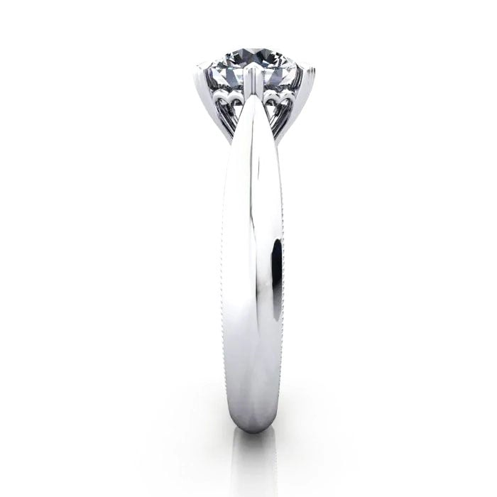 Round Brilliant Solitaire Diamond Ring White Gold RS25 SV Round Brilliant Solitaire Diamond Ring White Gold RS25 SV