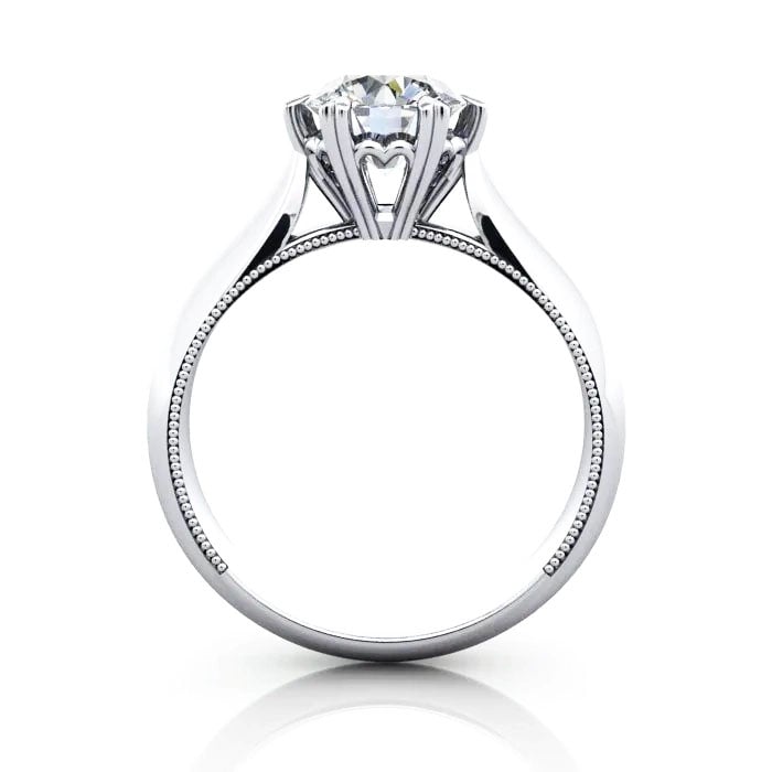 Round Brilliant Solitaire Diamond Ring White Gold RS25 TF Round Brilliant Solitaire Diamond Ring White Gold RS25 TF