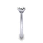 Round Brilliant Solitaire Diamond Ring White Gold RS3 SV Round Brilliant Solitaire Diamond Ring White Gold RS3 SV