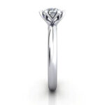 Round Brilliant Solitaire Diamond Ring White Gold RS32 SV Round Brilliant Solitaire Diamond Ring White Gold RS32 SV