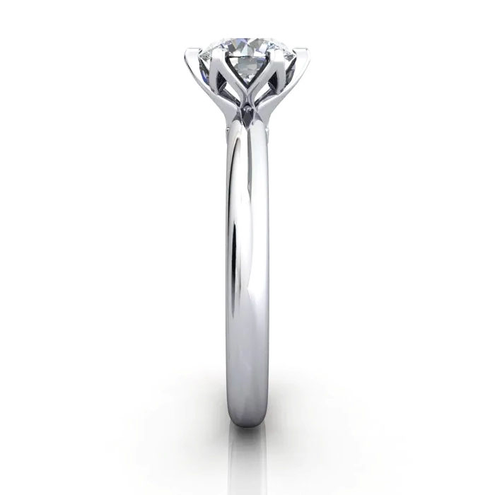 Round Brilliant Solitaire Diamond Ring White Gold RS32 SV Round Brilliant Solitaire Diamond Ring White Gold RS32 SV