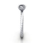 Round Brilliant Solitaire Diamond Ring White Gold RS38 SV Round Brilliant Solitaire Diamond Ring White Gold RS38 SV