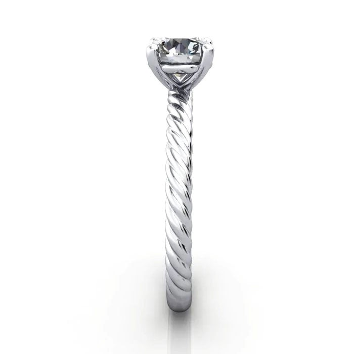 Round Brilliant Solitaire Diamond Ring White Gold RS38 SV Round Brilliant Solitaire Diamond Ring White Gold RS38 SV