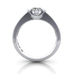 Round Brilliant Solitaire Diamond Ring White Gold RS39 TF Round Brilliant Solitaire Diamond Ring White Gold RS39 TF