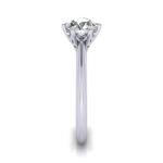 Round Brilliant Solitaire Diamond Ring White Gold RS4 SV Round Brilliant Solitaire Diamond Ring White Gold RS4 SV