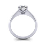 Round Brilliant Solitaire Diamond Ring White Gold RS4 TF Round Brilliant Solitaire Diamond Ring White Gold RS4 TF