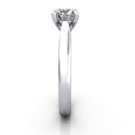 Round Brilliant Solitaire Diamond Ring White Gold RS41 SV Round Brilliant Solitaire Diamond Ring White Gold RS41 SV