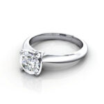 Round Brilliant Solitaire Diamond Ring White Gold RS43 LF Round Brilliant Solitaire Diamond Ring White Gold RS43 LF