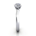 Round Brilliant Solitaire Diamond Ring White Gold RS43 SV Round Brilliant Solitaire Diamond Ring White Gold RS43 SV