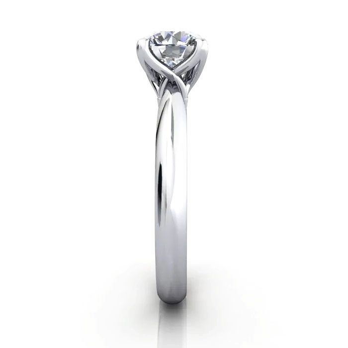 Round Brilliant Solitaire Diamond Ring White Gold RS43 SV Round Brilliant Solitaire Diamond Ring White Gold RS43 SV