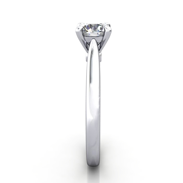 Round Brilliant Solitaire Diamond Ring White Gold RS45 SV Round Brilliant Solitaire Diamond Ring White Gold RS45 SV
