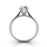 Round Brilliant Solitaire Diamond Ring White Gold RS45 TF Round Brilliant Solitaire Diamond Ring White Gold RS45 TF