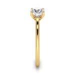 Round Brilliant Solitaire Diamond Ring Yellow Gold RS1 SV Round Brilliant Solitaire Diamond Ring Yellow Gold RS1 SV