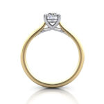 Round Brilliant Solitaire Diamond Ring Yellow Gold RS16 TF Round Brilliant Solitaire Diamond Ring Yellow Gold RS16 TF
