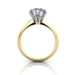 Round Brilliant Solitaire Diamond Ring Yellow Gold RS18 TF Round Brilliant Solitaire Diamond Ring Yellow Gold RS18 TF