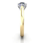 Round Brilliant Solitaire Diamond Ring Yellow Gold RS19 SV Round Brilliant Solitaire Diamond Ring Yellow Gold RS19 SV