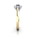 Round Brilliant Solitaire Diamond Ring Yellow Gold RS20 SV Round Brilliant Solitaire Diamond Ring Yellow Gold RS20 SV
