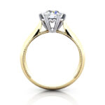 Round Brilliant Solitaire Diamond Ring Yellow Gold RS25 TF Round Brilliant Solitaire Diamond Ring Yellow Gold RS25 TF