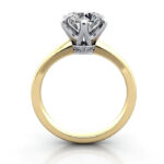 Round Brilliant Solitaire Diamond Ring Yellow Gold RS26 TF Round Brilliant Solitaire Diamond Ring Yellow Gold RS26 TF
