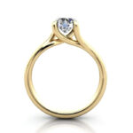 Round Brilliant Solitaire Diamond Ring Yellow Gold RS29 TF Round Brilliant Solitaire Diamond Ring Yellow Gold RS29 TF