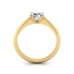 Round Brilliant Solitaire Diamond Ring Yellow Gold RS3 TF Round Brilliant Solitaire Diamond Ring Yellow Gold RS3 TF