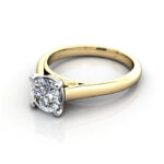 Round Brilliant Solitaire Diamond Ring Yellow Gold RS34 LF Round Brilliant Solitaire Diamond Ring Yellow Gold RS34 LF