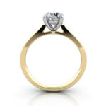 Round Brilliant Solitaire Diamond Ring Yellow Gold RS36 TF Round Brilliant Solitaire Diamond Ring Yellow Gold RS36 TF