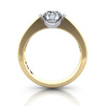 Round Brilliant Solitaire Diamond Ring Yellow Gold RS39 TF Round Brilliant Solitaire Diamond Ring Yellow Gold RS39 TF