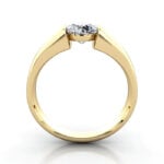 Round Brilliant Solitaire Diamond Ring Yellow Gold RS40 TF Round Brilliant Solitaire Diamond Ring Yellow Gold RS40 TF