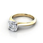 Round Brilliant Solitaire Diamond Ring Yellow Gold RS43 LF Round Brilliant Solitaire Diamond Ring Yellow Gold RS43 LF