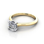 Round Brilliant Solitaire Diamond Ring Yellow Gold RS44 LF Round Brilliant Solitaire Diamond Ring Yellow Gold RS44 LF