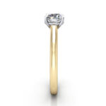 Round Brilliant Solitaire Diamond Ring Yellow Gold RS44 SV Round Brilliant Solitaire Diamond Ring Yellow Gold RS44 SV