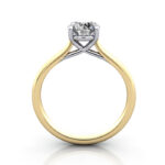 Round Brilliant Solitaire Diamond Ring Yellow Gold RS44 TF Round Brilliant Solitaire Diamond Ring Yellow Gold RS44 TF
