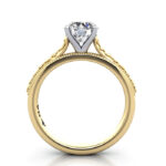 Round Brilliant Solitaire Diamond Ring Yellow Gold RS50 TF Round Brilliant Solitaire Diamond Ring Yellow Gold RS50 TF