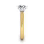 Round Brilliant Solitaire Diamond Ring Yellow Gold RS9 SV Round Brilliant Solitaire Diamond Ring Yellow Gold RS9 SV