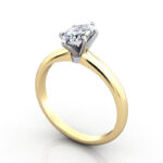Thumb Marquise Cut Solitaire Diamond Ring Yellow Gold RS2 3D