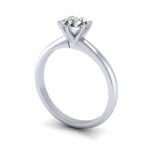 Video Thumb Round Brilliant Solitaire Diamond Ring White Gold RS2 3D