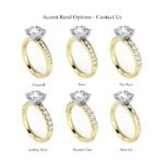 Yellow Gold Accent Band Options Yellow Gold Accent Band Options