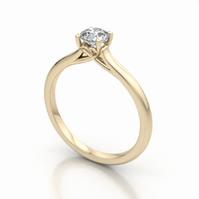 9kt Yellow Gold 0.30 Carat Diamond Engagement Ring