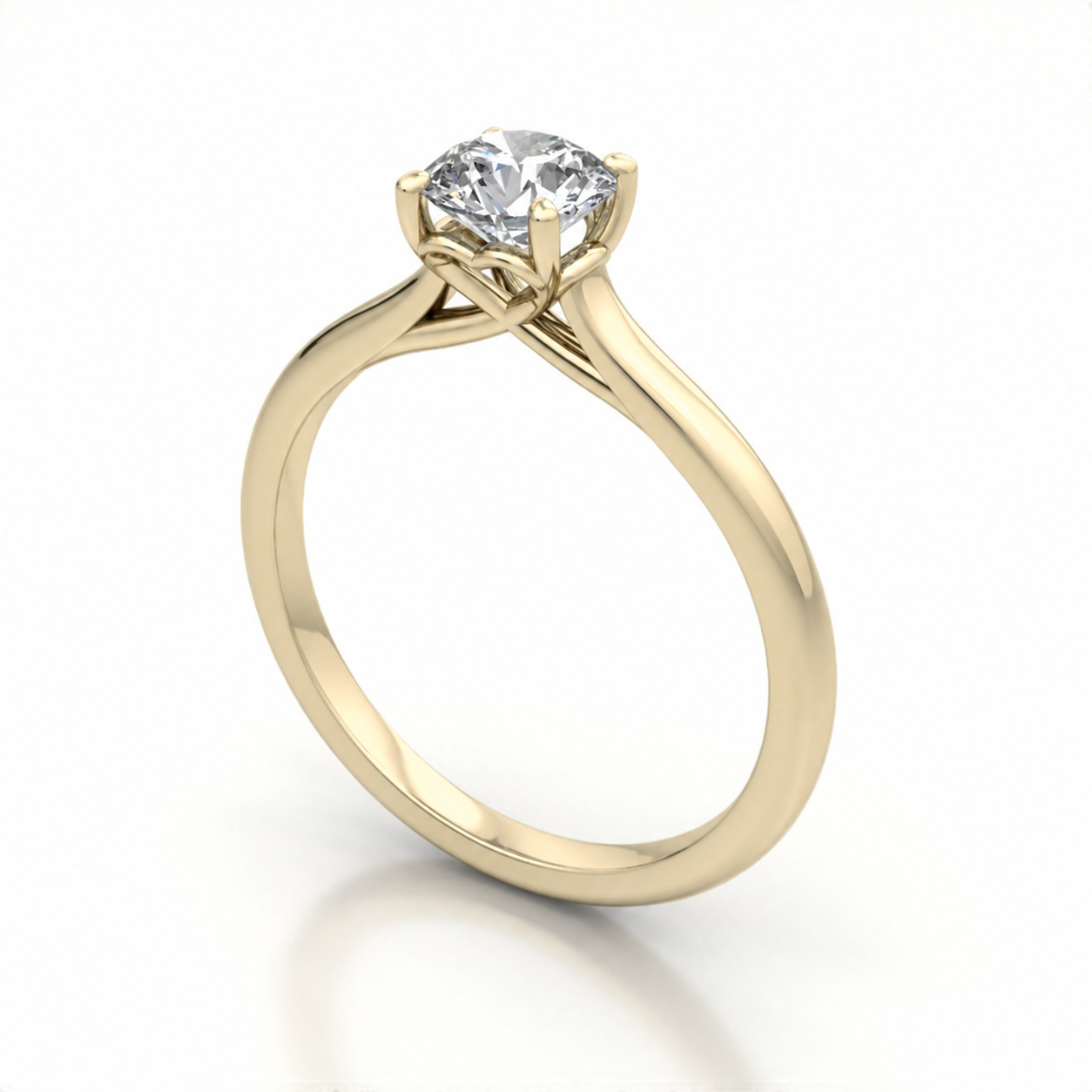 9kt Yellow Gold 0.50 Carat Diamond Engagement Ring