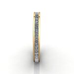 Princess Cut Eternity Diamond Ring Yellow Gold RE4 SV